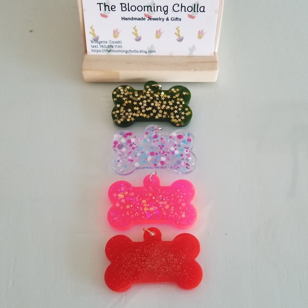 The Blooming Cholla Dog Tag